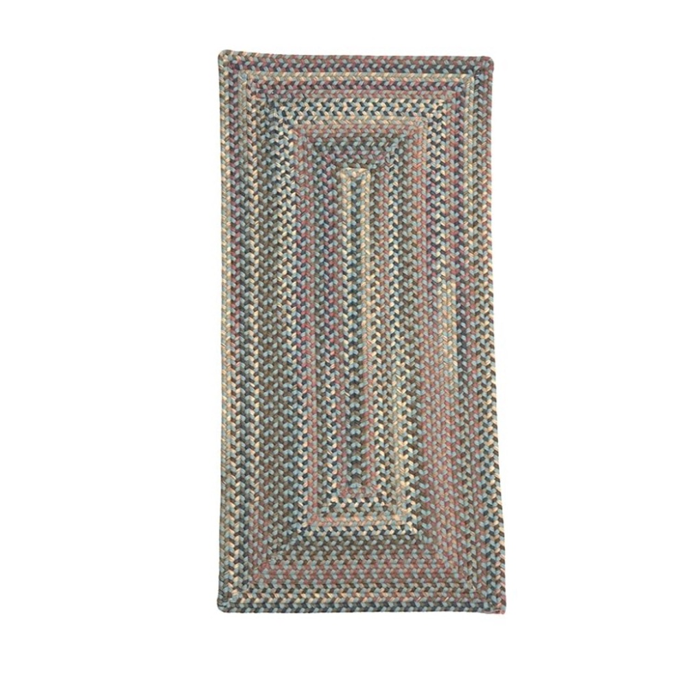 Colonial Mills Durban Braided Multi Runner - Federal Blue 30" x12'